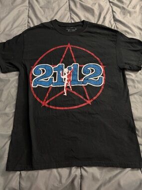 2112 Black Short Sleeve Graphic Tee